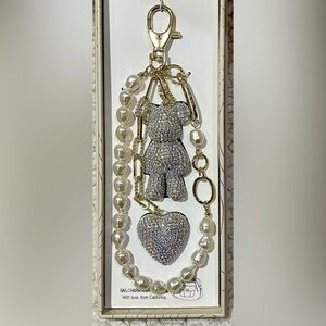 Silver and Gold key/bag charm